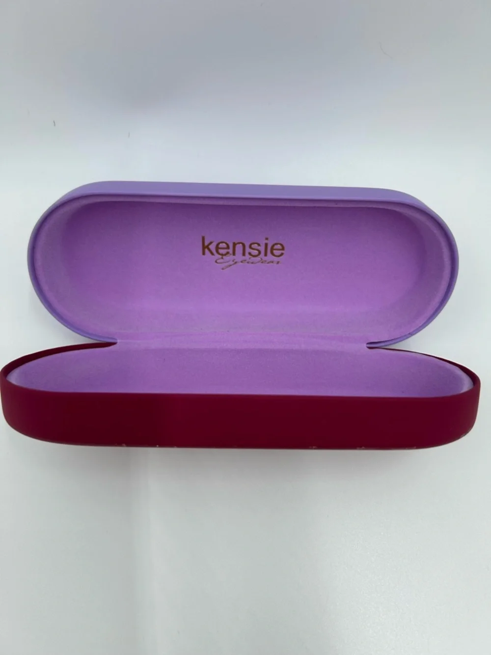 Kensie Two-Tone Purple and Magenta Eyewear Case